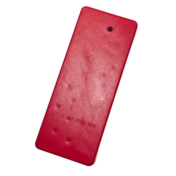 Vintage 1978 L.T.T.C. Candy Cane Cookie Cutter Mold Plastic Red - Picture 2 of 6